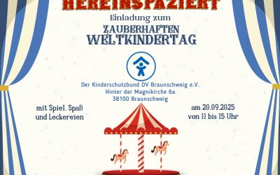 Zauberhafter Weltkindertag – Tag der offenen Tür im Kinderschutzbund