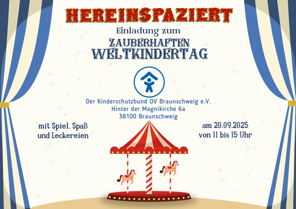 Einladung zauberhafter Weltkindertag